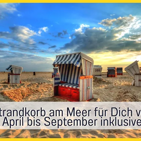 Fehs Wichmann Fuer Familien Und Paare - Strandkorb Am - Abschliessbarer Fahrradunterstand - Kostenfrei Parken - Ruhige Lage Apartment *